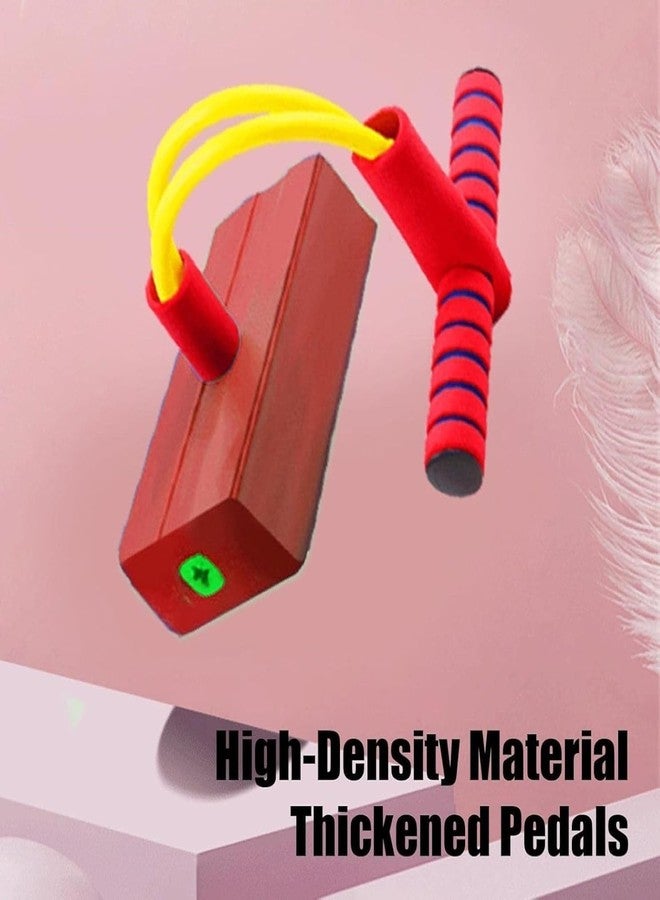 Mantavya Kids Pogo Jumper Fun and Safe Pogo Stick for Toddlers, Durable Foam Bungee Jumping Stick Makes Squeaky Sounds Improves Balance, Bouncing Toy - Image 4